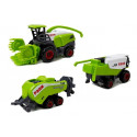 Zestaw Pojazdów Rolniczych Traktory Przyczepy z Figurkami Zwierząt