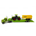 Zestaw Pojazdów Rolniczych Traktory Przyczepy z Figurkami Zwierząt