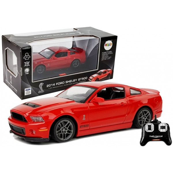 Auto Zdalnie Sterowane Ford Shelby GT500 Czerwony 7.5 km/h 2.4 G