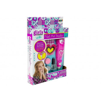 Zestaw Do Malowania Paznokci Brokat Dozownik Wzory