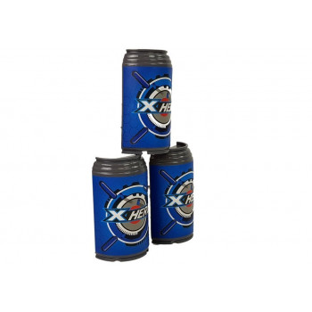 Pistolet na Piankowe Naboje 48 sztuk Obrotowy Magazynek Niebiesko- Pomarańczowy