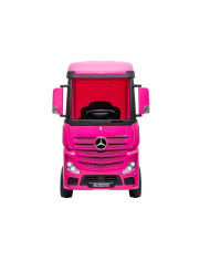 Auto Na Akumulator Mercedes Actros Różowy 4x4
