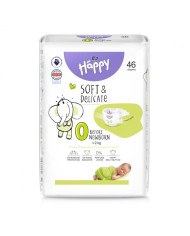 Pieluszki dla wcześniaków Bella Happy 0 Before Newborn do 2 kg 46szt.
