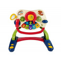 Interaktywny Chodzik Tablica Kierownica 3 w 1 Dźwięk Melodie Telefon Zwierzątka Dla Niemowląt
