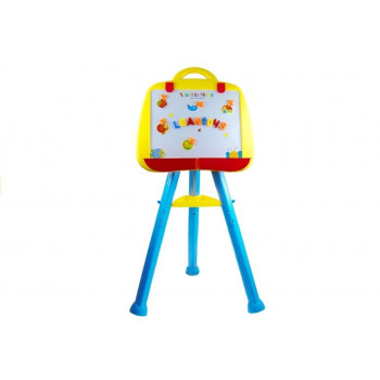 Tablica Magnetyczna Stojąca Pisak Magnes Niebieska