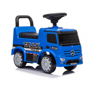 Jeździk Mercedes Antos 656 Niebieski  Dźwięk Klakson Reflektory Światła
