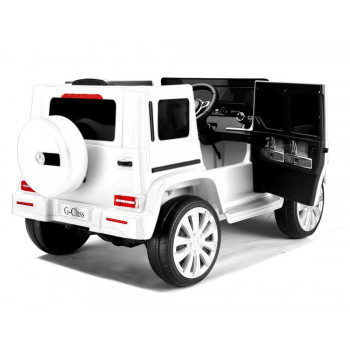 Samochód na akumulator Mercedes G500 biały
