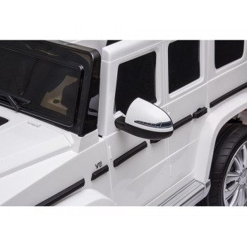 Samochód na akumulator Mercedes G500 biały