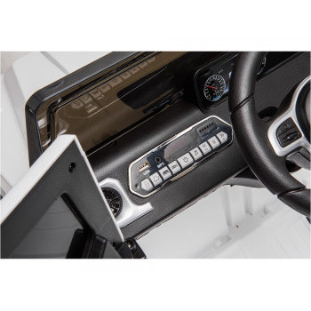 Samochód na akumulator Mercedes G500 biały