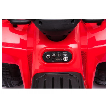 Quad na akumulator JS320 czerwony