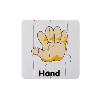 Puzzle Edukacyjne Układanka Części Ciała 10 Połączeń  Angielski