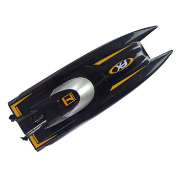 Łódź Motorówka Zdalnie Sterowana 1:47 Wyścigi 30 km/h 2,4G Zasięg 50 m