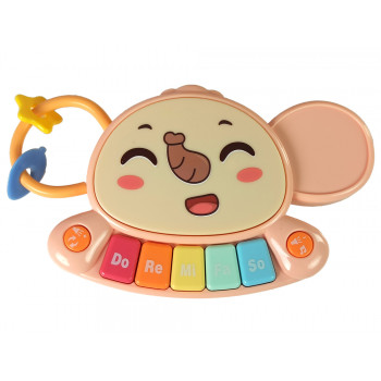 Interaktywny Pchacz, Chodzik Stolik 2w1 Różowy