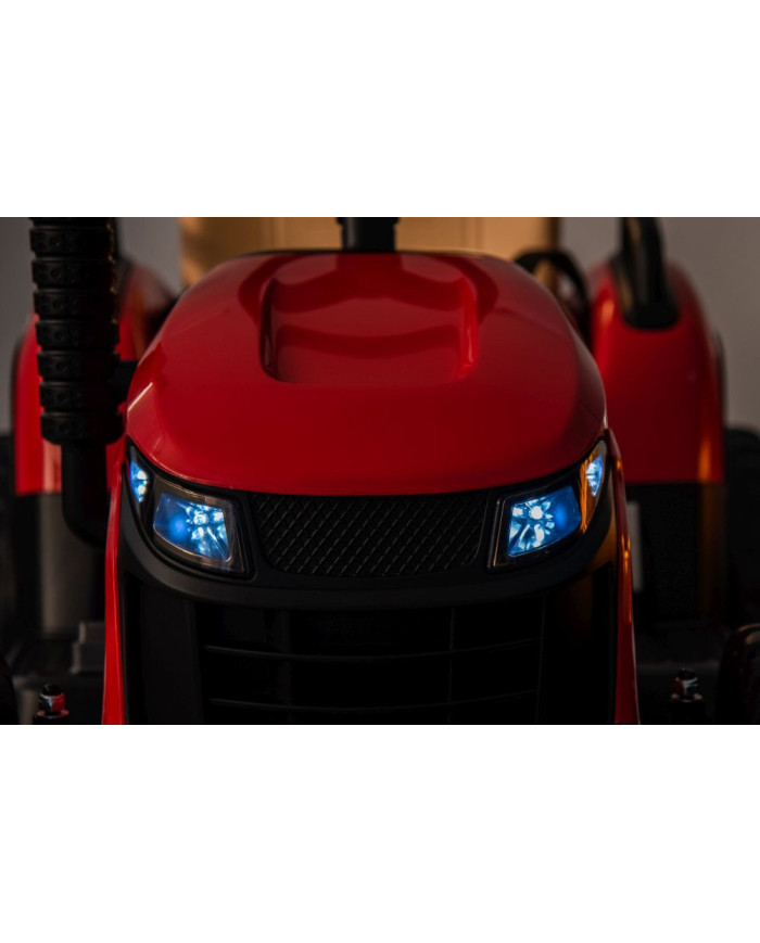 Traktor Na Akumulator BBH-030 Czerwony