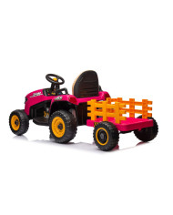 Traktor Na Akumulator BBH-030 Różowy