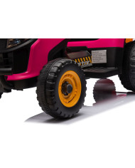Traktor Na Akumulator BBH-030 Różowy