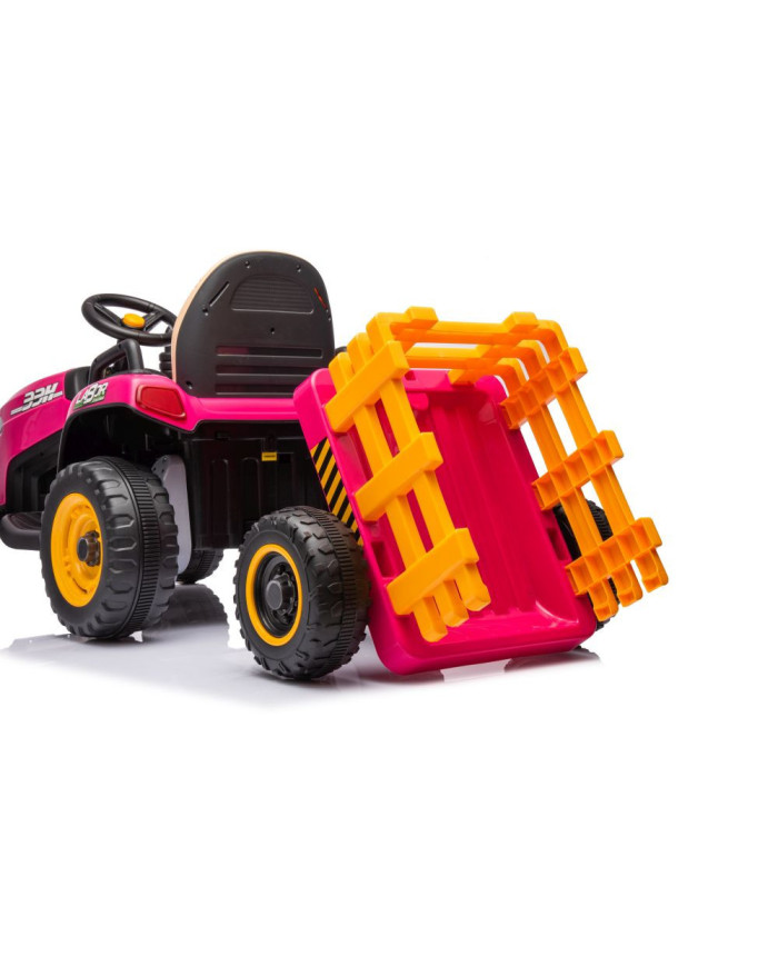 Traktor Na Akumulator BBH-030 Różowy