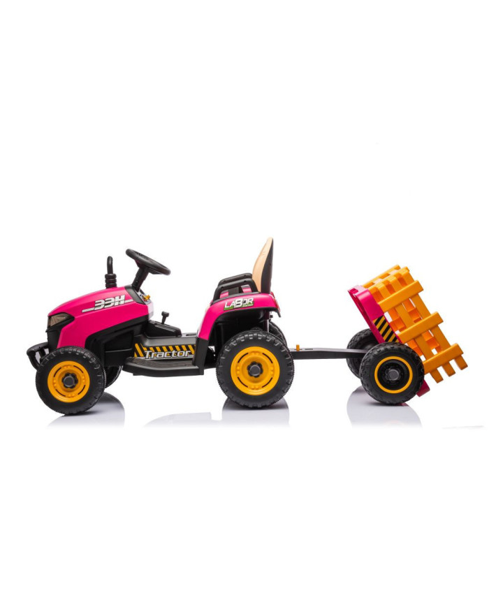 Traktor Na Akumulator BBH-030 Różowy
