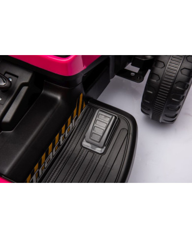 Traktor Na Akumulator BBH-030 Różowy
