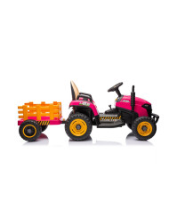 Traktor Na Akumulator BBH-030 Różowy
