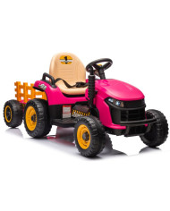 Traktor Na Akumulator BBH-030 Różowy