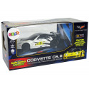 Auto Sportowe Wyścigowe  R/C 1:24 Corvette C6.R Biały 2.4 G Światła