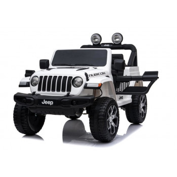 Auto na Akumulator Jeep Rubicon 4x4 Biały