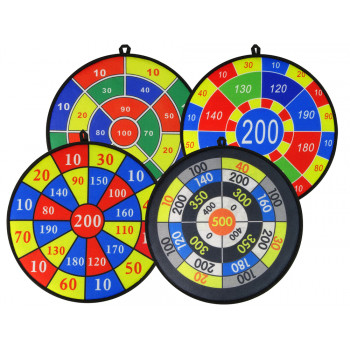 Zestaw Gier Dart Tarcza 36 cm Piłki na Rzepy