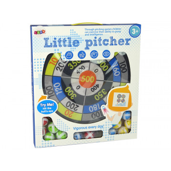 Zestaw Gier Dart Tarcza 36 cm Piłki na Rzepy