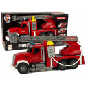 Samochód Ciężarówka Straż Pożarna Czerwona Woda Dźwięki Światła