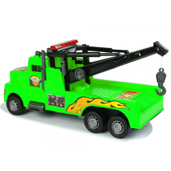 Auto Ciężarówka Holownik Pomoc Drogowa 1:10 Lina Zielona