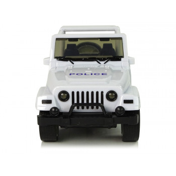Samochód Terenowy Auto Policyjne Białe