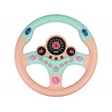 Interaktywna Kierownica Różowa Symulator Jazdy Dźwięki Światła