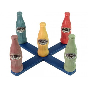 Gra Zręcznościowa Rzut Obręczą Butelki z Punktami