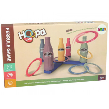 Gra Zręcznościowa Rzut Obręczą Butelki z Punktami