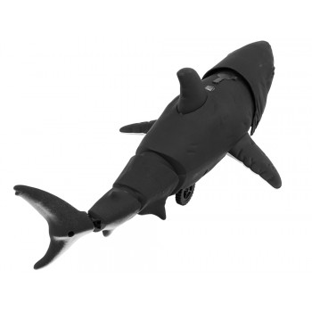 Zdalnie Sterowany Rekin Czarny Na Podczerwień Rusza Ogonem Woda