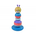 Drewniana Edukacyjna Piramidka Miś Balansująca Wieża