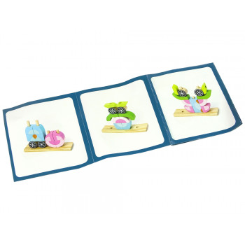 Kreatywne Klocki Drewniane Przestrzenne Układanka Sowa 3D