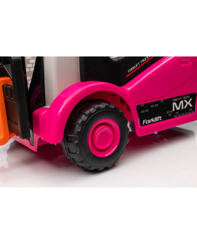 Wózek Widłowy Na Akumulator XMX638 Różowy