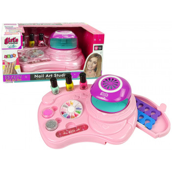 Zestaw Do Malowania Paznokci Lakier do Paznokci Brokaty Suszarka Naklejki