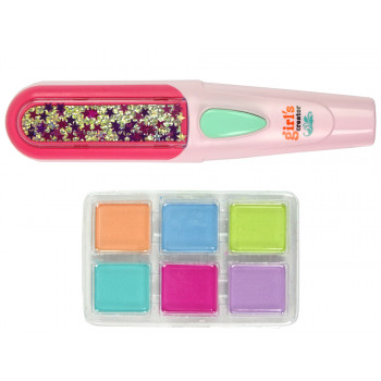 Zestaw Do Farbowania Włosów Prostownica Pasemka 6 Kolorów