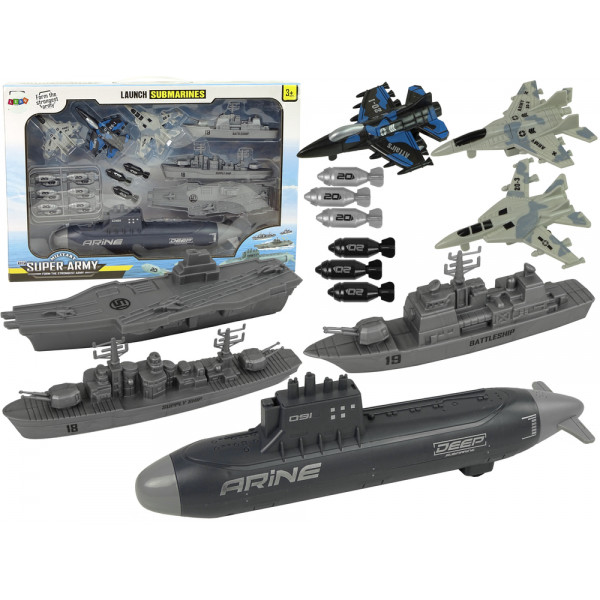 Zestaw Armii Morskiej Okrętowa Baza Wojskowa Odrzutowce Bomby