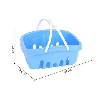 Zestaw Podwieczorek Koszyk Owoce Filiżanki Lody 7242