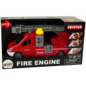 Samochód Ciężarówka Straż Pożarna Czerwona Woda Dźwięki Światła
