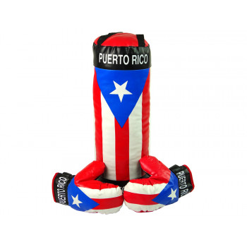 Dziecięcy Zestaw Bokserski Worek Dwie Rękawice