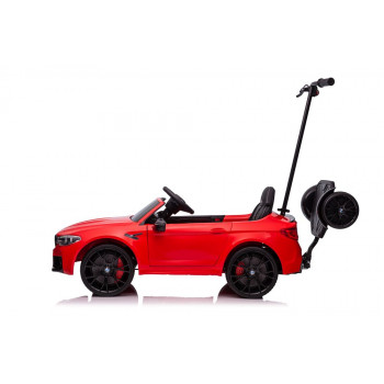 Auto Na Akumulator BMW M5 Z Platformą Dla Rodzica Czerwone Lakierowane