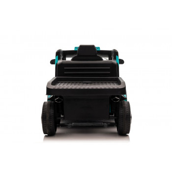 Auto Na Akumulator Mercedes+ Naczepa XMX622B Niebieski LCD