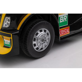 Auto Na Akumulator Mercedes + Naczepa XMX622B  Zółty LCD