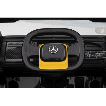 Auto Na Akumulator Mercedes + Naczepa XMX622B  Zółty LCD