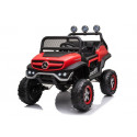 Pojazd na Akumulator Mercedes Unimog S Czerwony